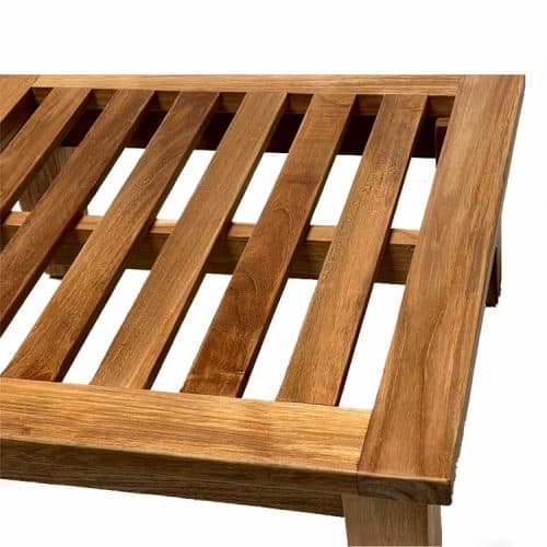 Teak Outdoor Lounge Ottoman Bali