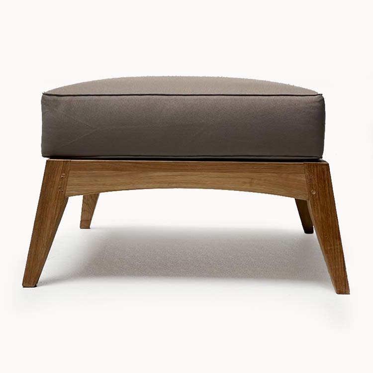Teak Outdoor Lounge Ottoman Olga