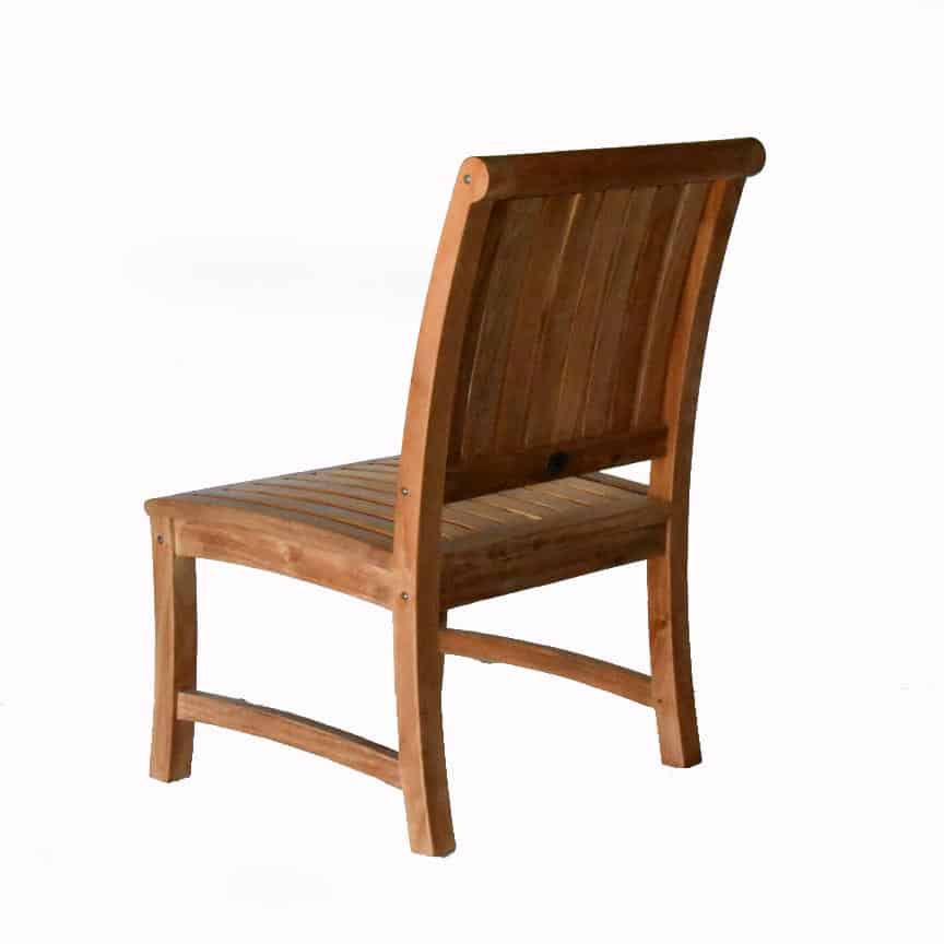 7 pc McGill Teak Outdoor Patio Dining Table Set | Aegean and Titan