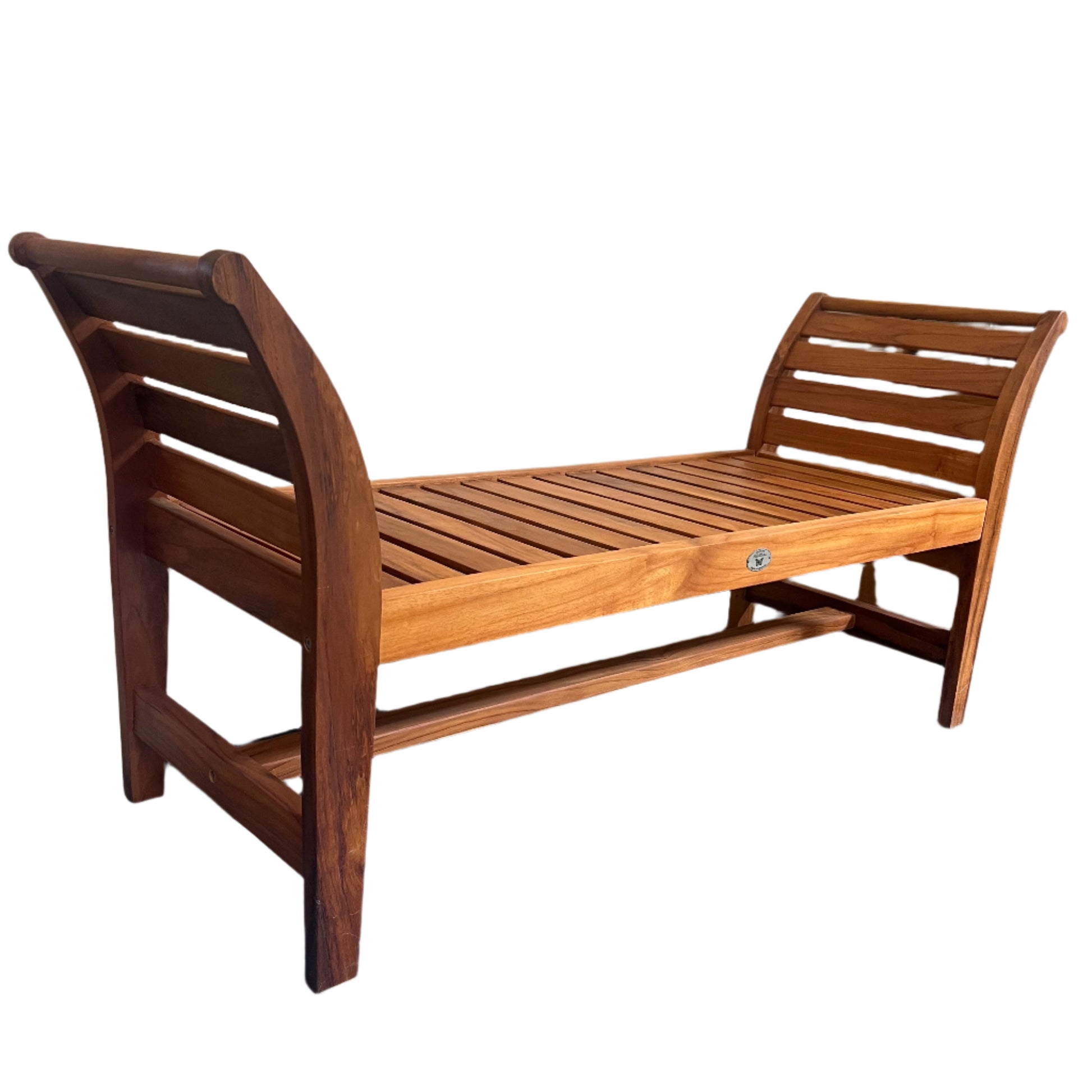 McGill Teak Wood Garden Backless 4 feet Bench | King