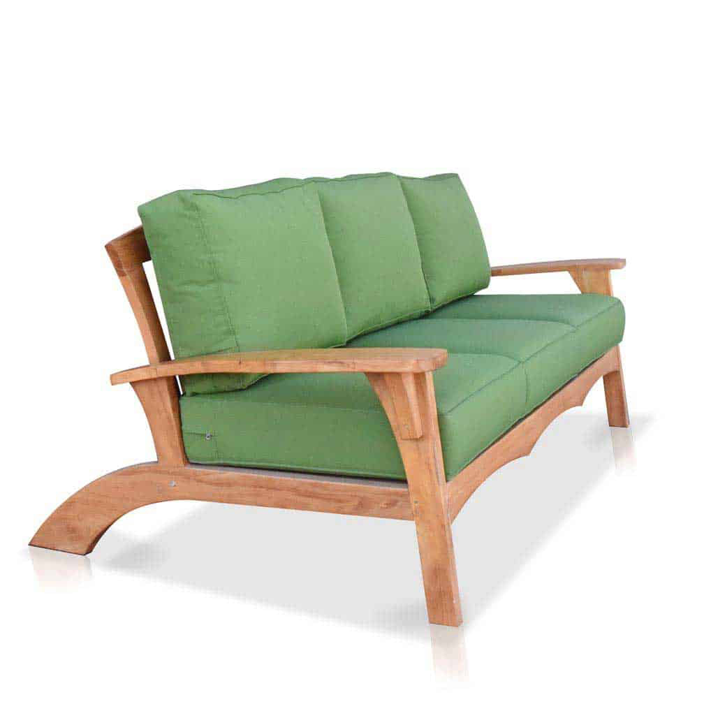 Teak Outdoor Deep Seating Three Seated Sofa -Olympia