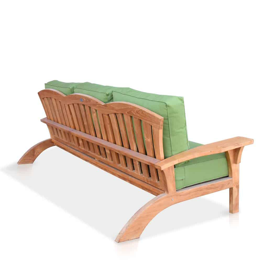 Teak Outdoor Deep Seating Three Seated Sofa -Olympia