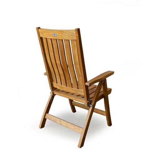 Teak Folding Reclining Chair Viro
