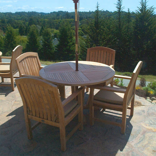48 inches Teak Outdoor Round Table Tigris
