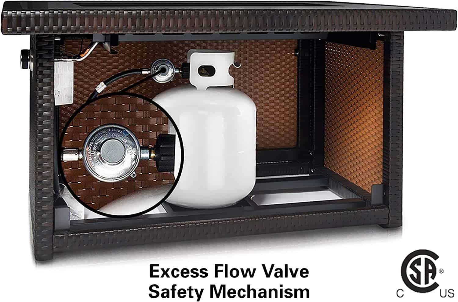 Outland Living 401 Series-Espresso Brown Fire Table