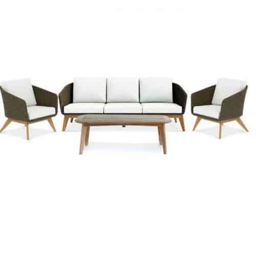 Wicker Teak Outdoor Club Chair – Breeze