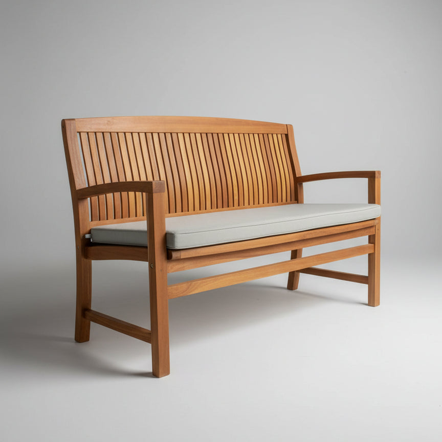 McGill Teak 5ft Outdoor Teak Bench - Tenafly