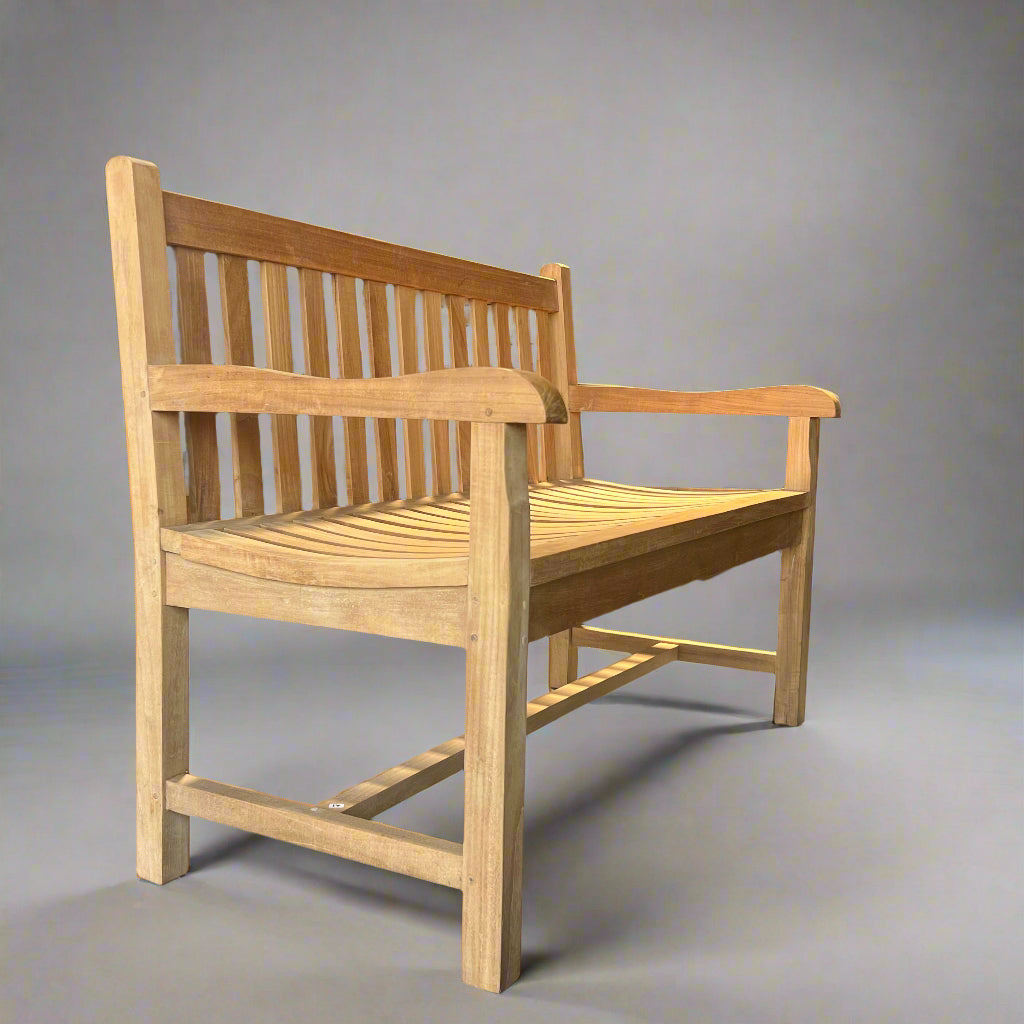 4ft classic teak park bench