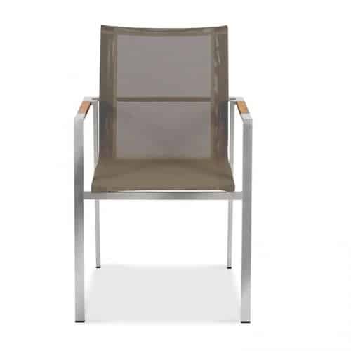 McGill Teak 9 Pc Stainless Steel Dining Set – Signature