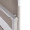 Stainless Steel Sling Outdoor Stacking Side Chair Alzette Taupe