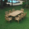 Teak Outdoor Arm Dining Chair Bali
