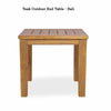 Teak Outdoor Patio Side Table  Bali
