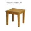 Teak Outdoor Patio Side Table  Bali