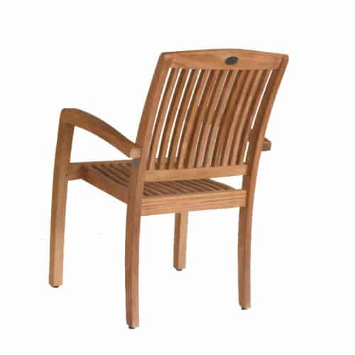 5 Pc Teak Garden Dining Set – Helios Round Table 4 Blaze Chairs