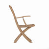 Teak Outdoor Folding Arm Chair Blaze