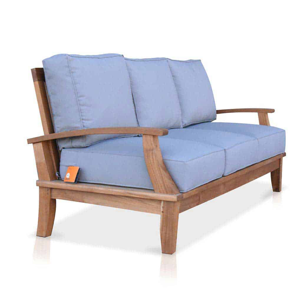 Classic Teak Outdoor Three Seated Sofa Lounge Seat – Bali