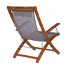 Teak sling reclining deck chair – Cruze