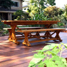Switch 6 feet Teak Backless Bench – Heritage 2 image