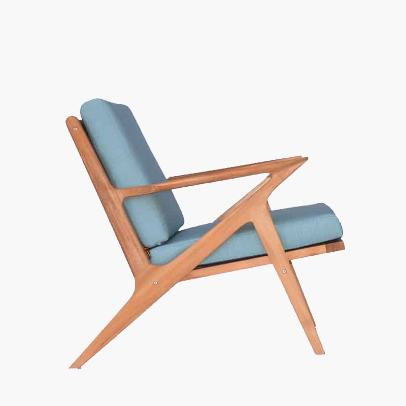 5-Pc Koge Outdoor Lounge Set - Mid-Century Teak with Nesting Coffee Tables