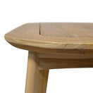 Switch Mid century outdoor triangular teak coffee table Impression 3 image