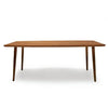 Mid century Modern Large Rectangle Outdoor Teak Dining Table  |  Lara