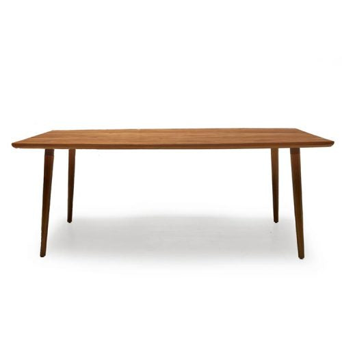 Mid century Modern Large Rectangle Outdoor Teak Dining Table  |  Lara