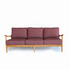 Mid Century Modern Teak Patio Three Seated Sofa - Assena