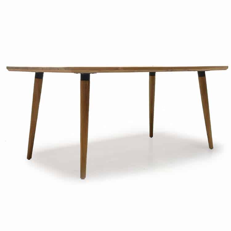 Mid century Modern Small Rectangle Outdoor Dining Table Lara – McGill Teak