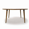 5 feet Mid century Modern Round Outdoor Dining Table  Lara