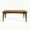 Modern teak conversational lounge coffee table piedra 