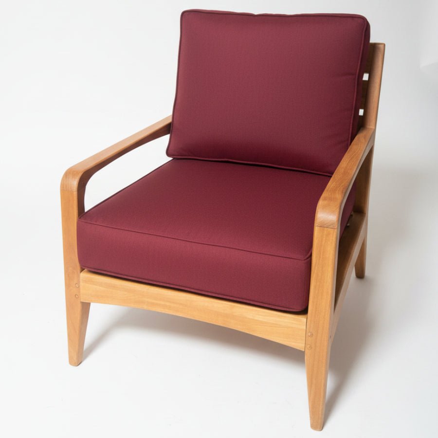 Teak Patio Deep Seating Lounge Chair – Olga