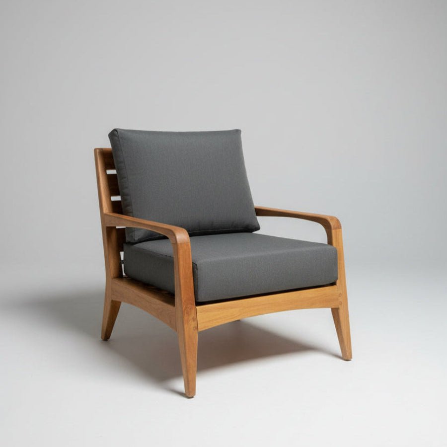 Teak Patio Deep Seating Lounge Chair – Olga