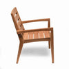 7 Pc Teak Outdoor Round Dining Table Set  Olga