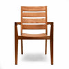 Teak Patio Stacking Dining Chair Olga