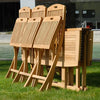 6 feet Teak Rectangle Folding Outdoor Dining Table  Olympus
