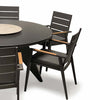 7 Pc Aluminum Outdoor Round Dining Set -Aarhus