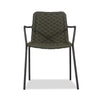 9 Pc Aluminum Patio Dining Set  Raven table Apex stacking Arm chair