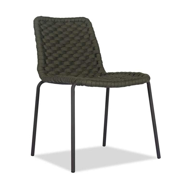 Outdoor Aluminum Rope Side Chair- Apex