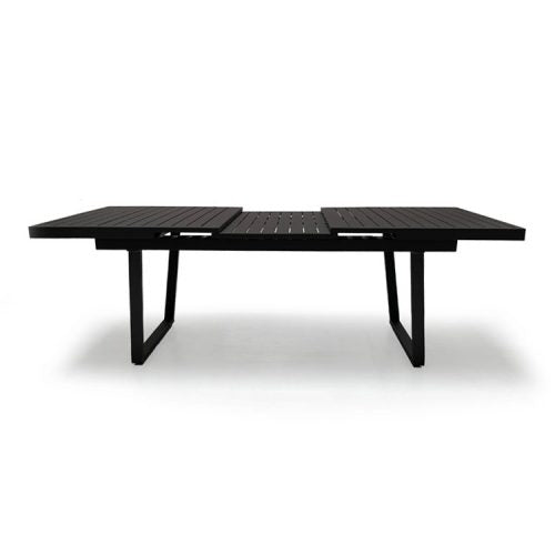 9 Pc Aluminum Patio Dining Set – Raven table with Keto chair