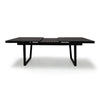 Outdoor metal extension dining table  Asteroid Raven