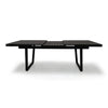 9 Pc Aluminum Patio Dining Set  Raven table June stacking chair