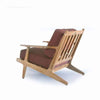 Teak deep seating chair lounge