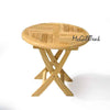Teak Garden End Table  Sirus Round Side Table