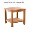 Teak Outdoor Patio End Table  Sumatra