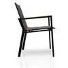 7 Pc Aluminum Outdoor Round Dining Set  Aarhus table and Summit Chairs