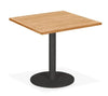 Square Teak Aluminum bistro table -Barbara
