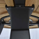 Switch Teak metal base below the table view 3 image