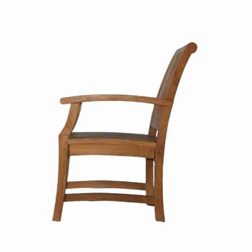 7 pc McGill Teak Outdoor Patio Dining Table Set | Aegean and Titan