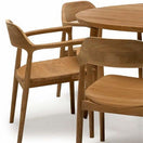 Switch 5 Pc Mid century Teak Patio Dining for Four – Lara 2 image