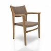 McGill Teak 5 Pc Mid century Teak Patio Dining for Four  Lara